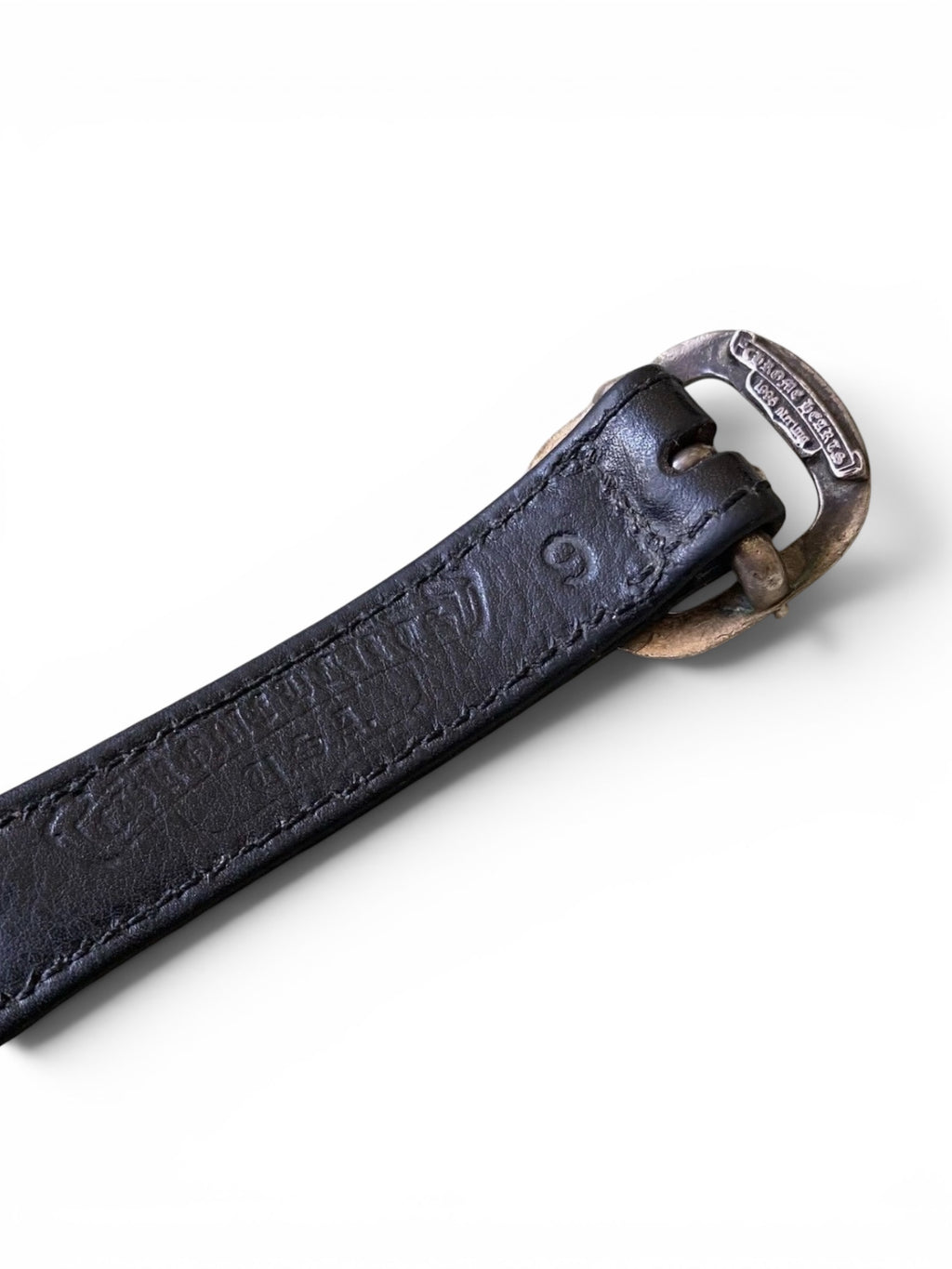 Chrome Hearts Special Edition Cross Gunslinger Adjustable Leather Bracelet