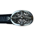 Chrome Hearts 1in Oval Cross Belt