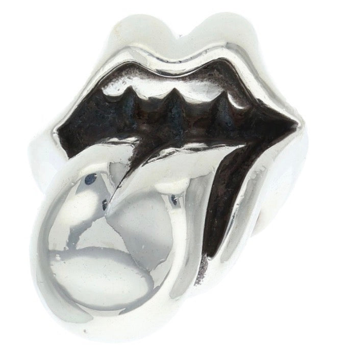 Chrome Hearts x Rolling Stones Lips Tongue Ring LT