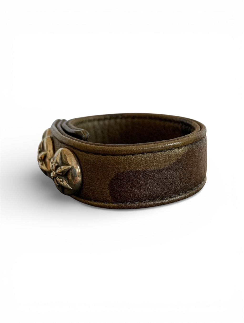 Chrome Hearts Camo Leather Adjustable Bracelet