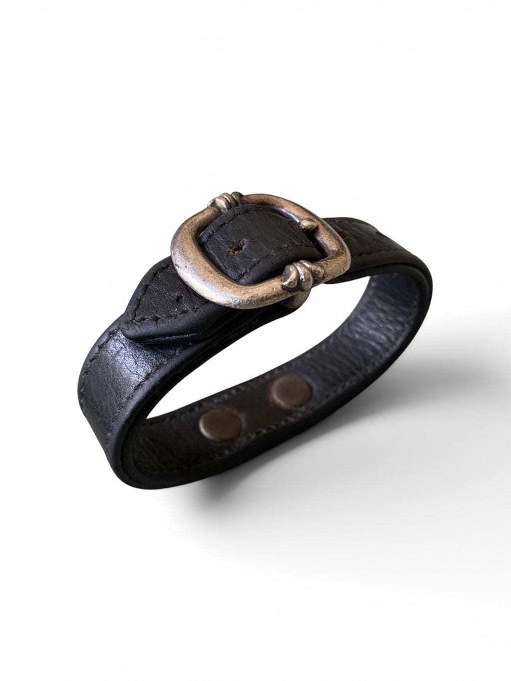 Chrome Hearts Special Edition Cross Gunslinger Adjustable Leather Bracelet
