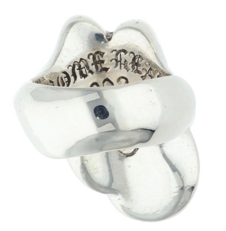 Chrome Hearts x Rolling Stones Lips Tongue Ring LT