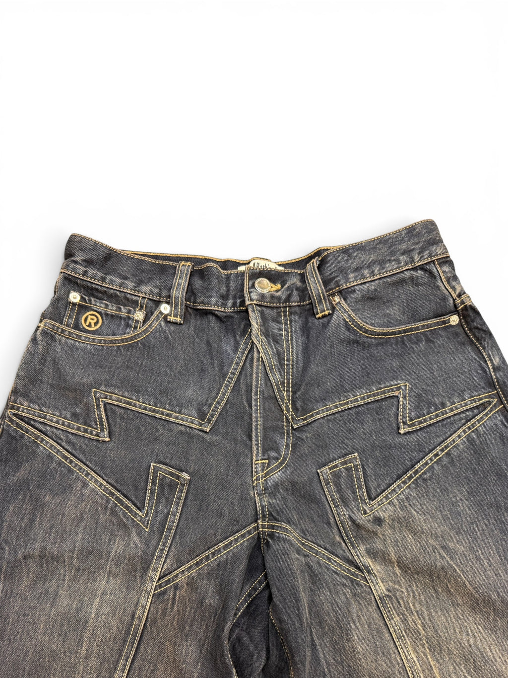 Bape Sewn Denim Bapesta Shorts