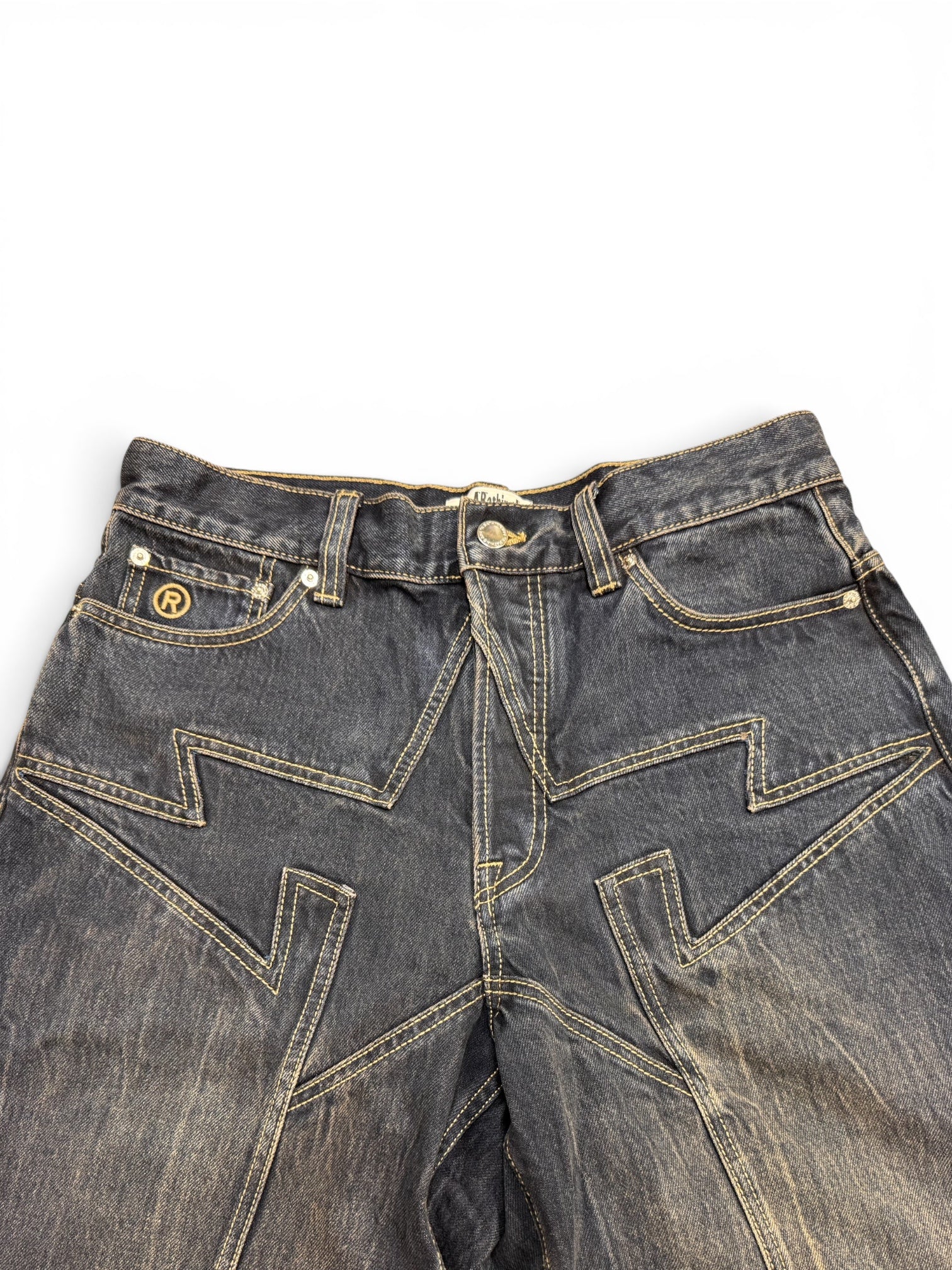 Bape Sewn Denim Bapesta Shorts