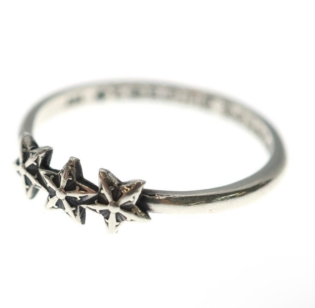 Chrome Hearts 3 Star Bubblegum Ring