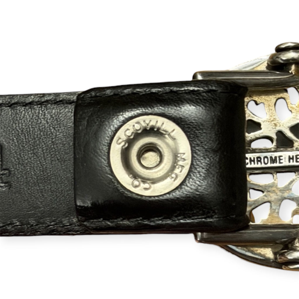 Chrome Hearts 1in Oval Cross Belt