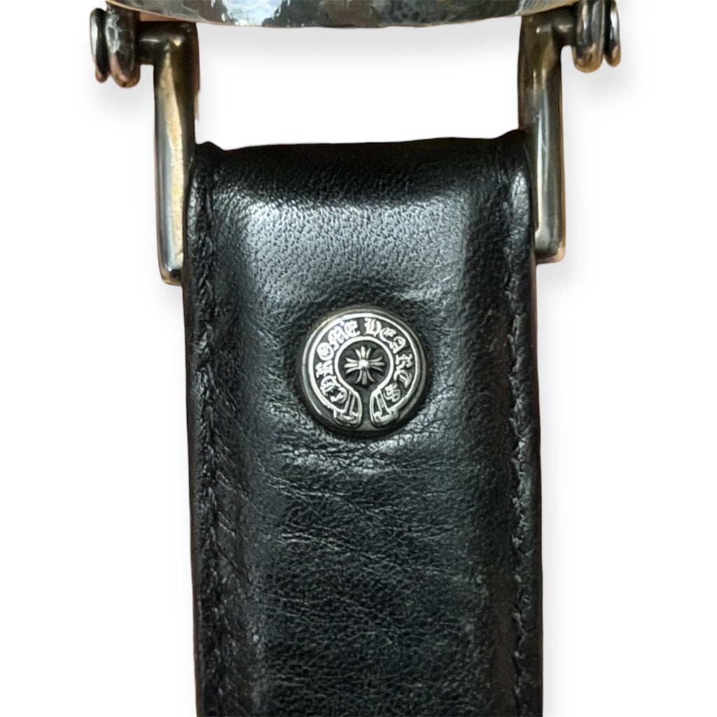 Chrome Hearts 1in Oval Cross Belt