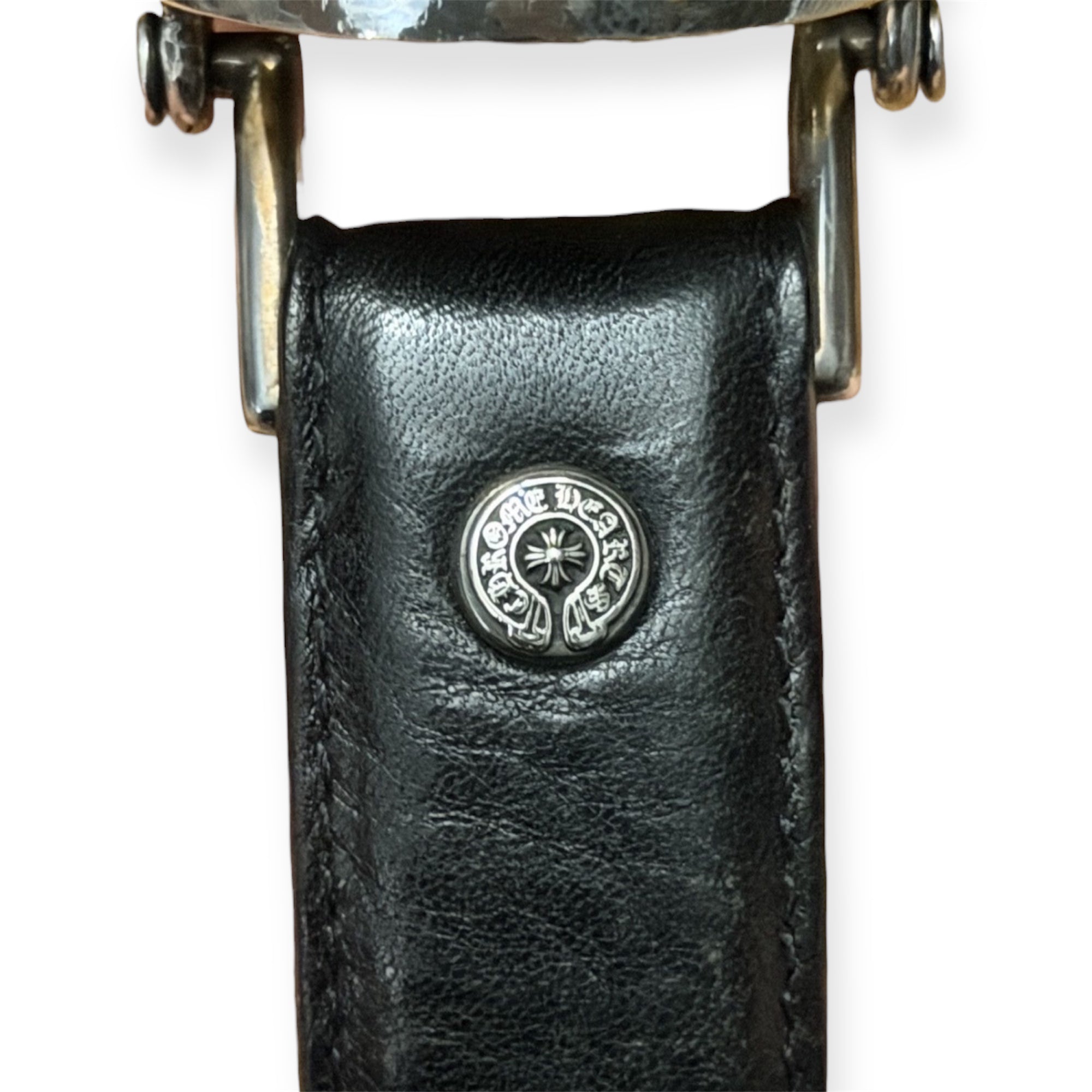 Chrome Hearts 1in Oval Cross Belt