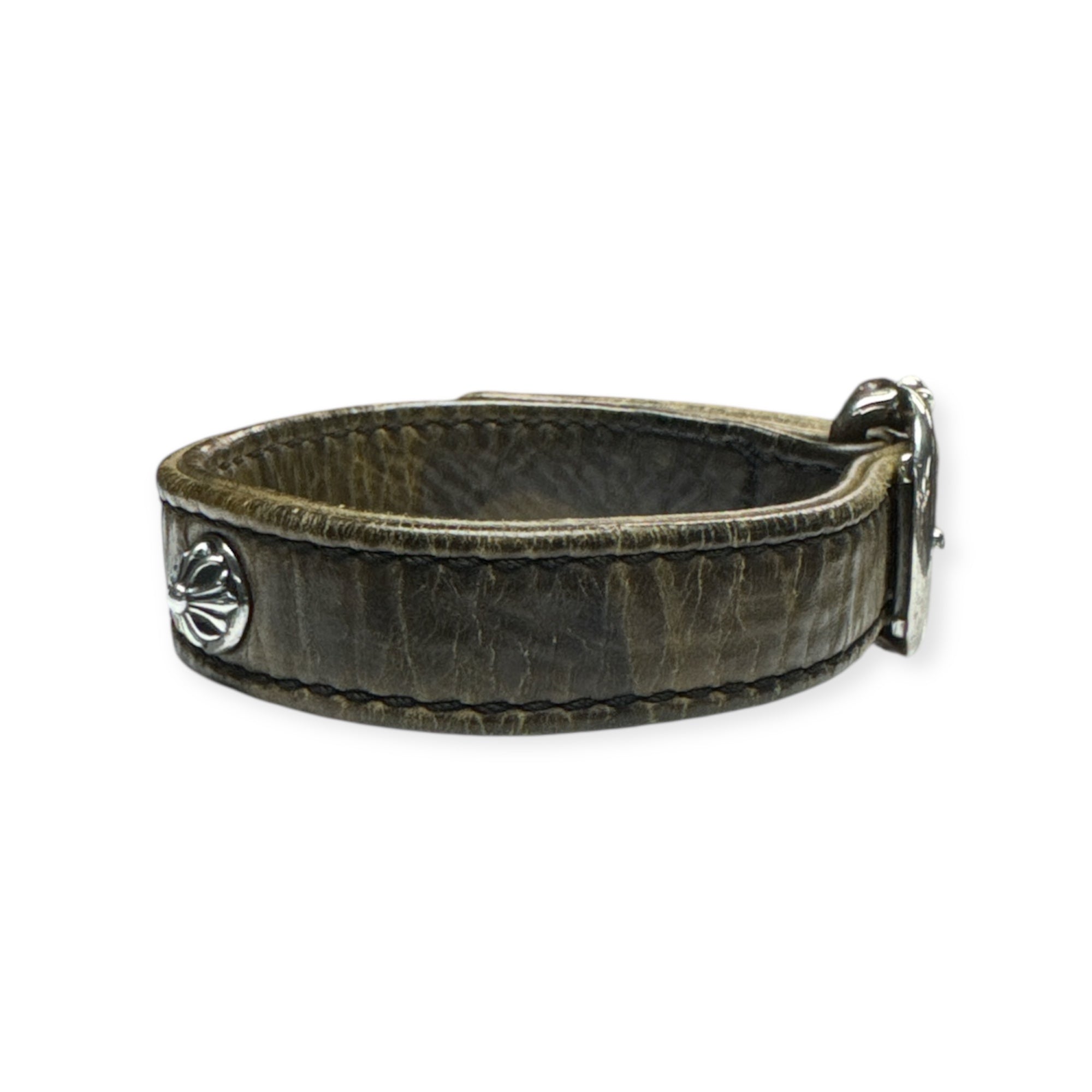 Chrome Hearts Maltese Cross Camo Gunslinger Adjustable Leather Bracelet