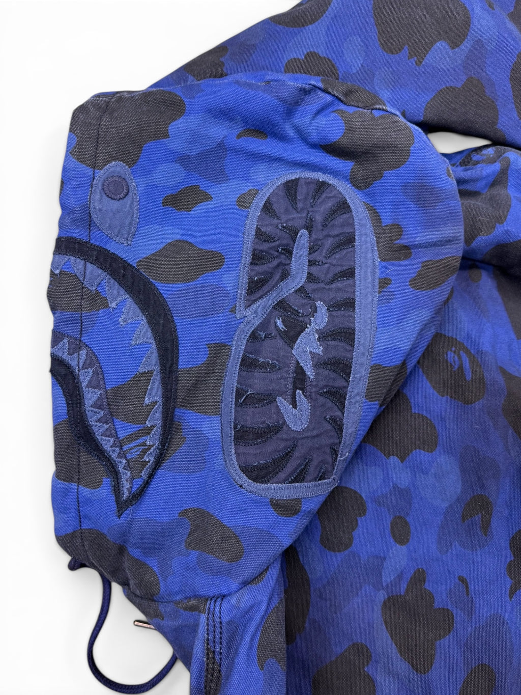 Bape Solid 1st Camo Reversible Shark Zip Up Heavy Jacket
