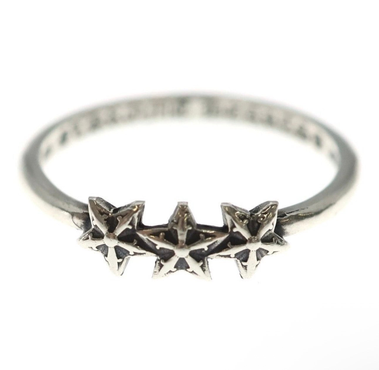 Chrome Hearts 3 Star Bubblegum Ring