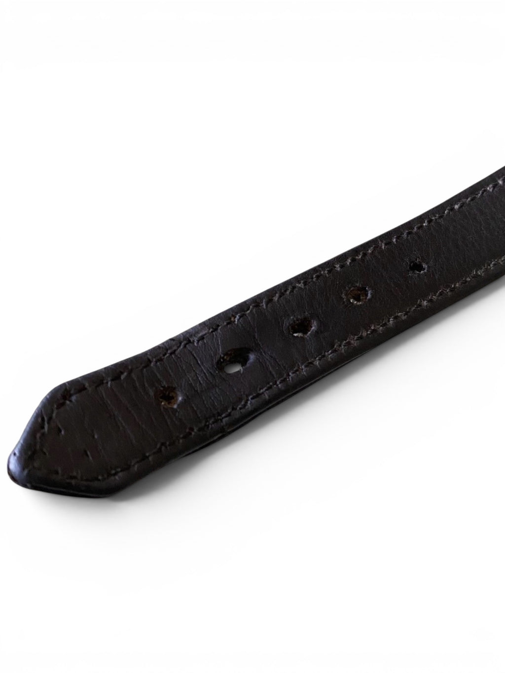 Chrome Hearts Special Edition Cross Gunslinger Adjustable Leather Bracelet