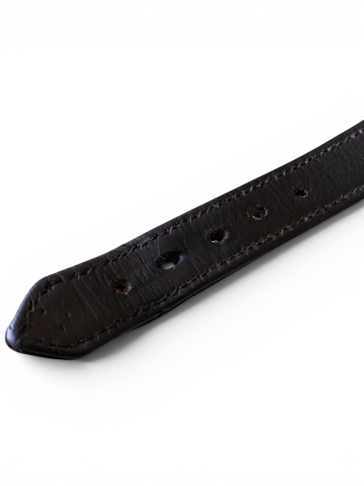 Chrome Hearts Special Edition Cross Gunslinger Adjustable Leather Bracelet