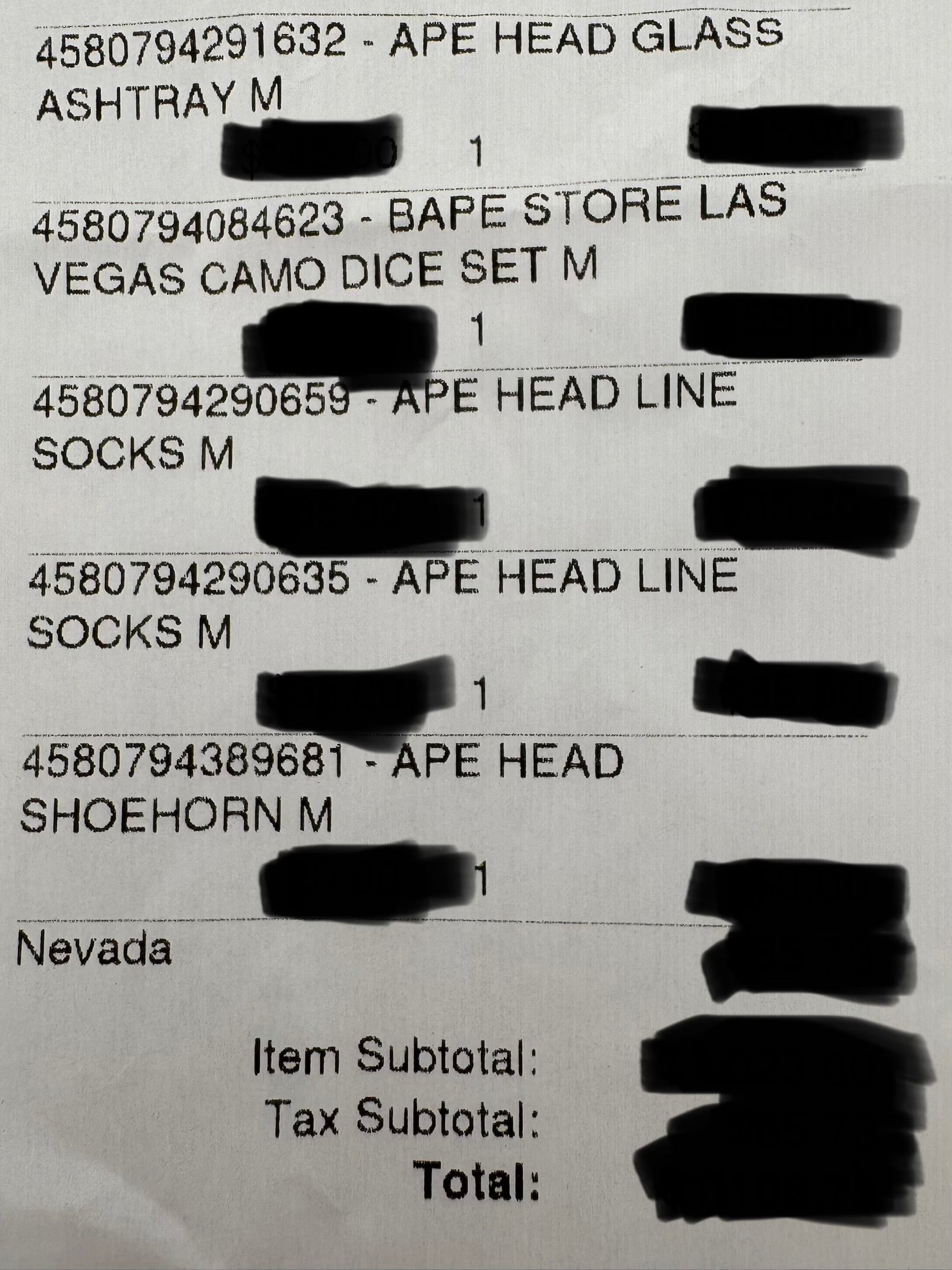 Bape Ape Head Wooden Shoehorn