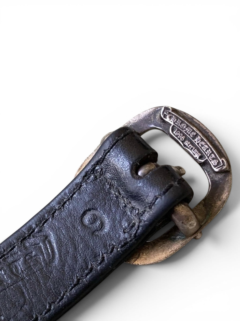 Chrome Hearts Special Edition Cross Gunslinger Adjustable Leather Bracelet