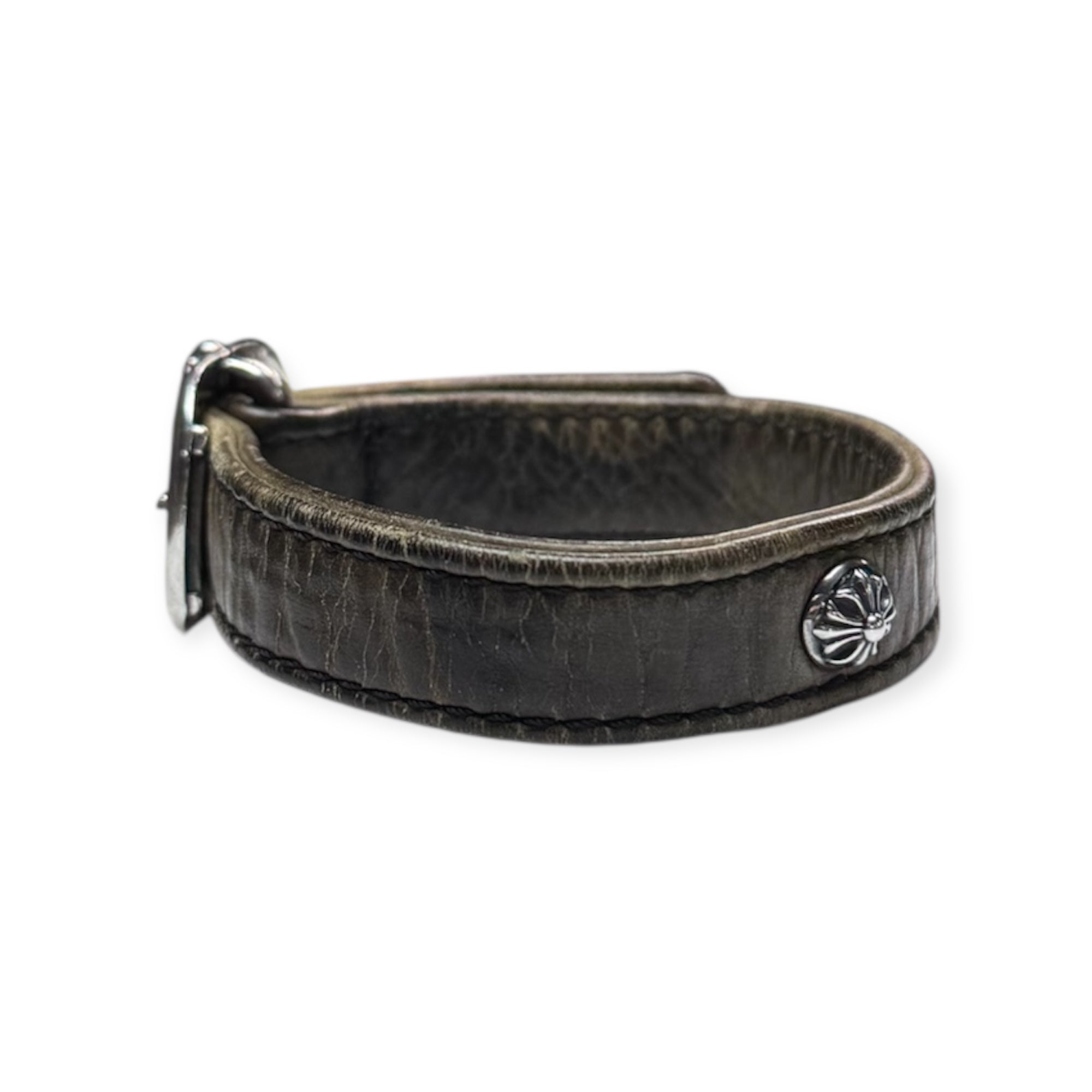 Chrome Hearts Maltese Cross Camo Gunslinger Adjustable Leather Bracelet