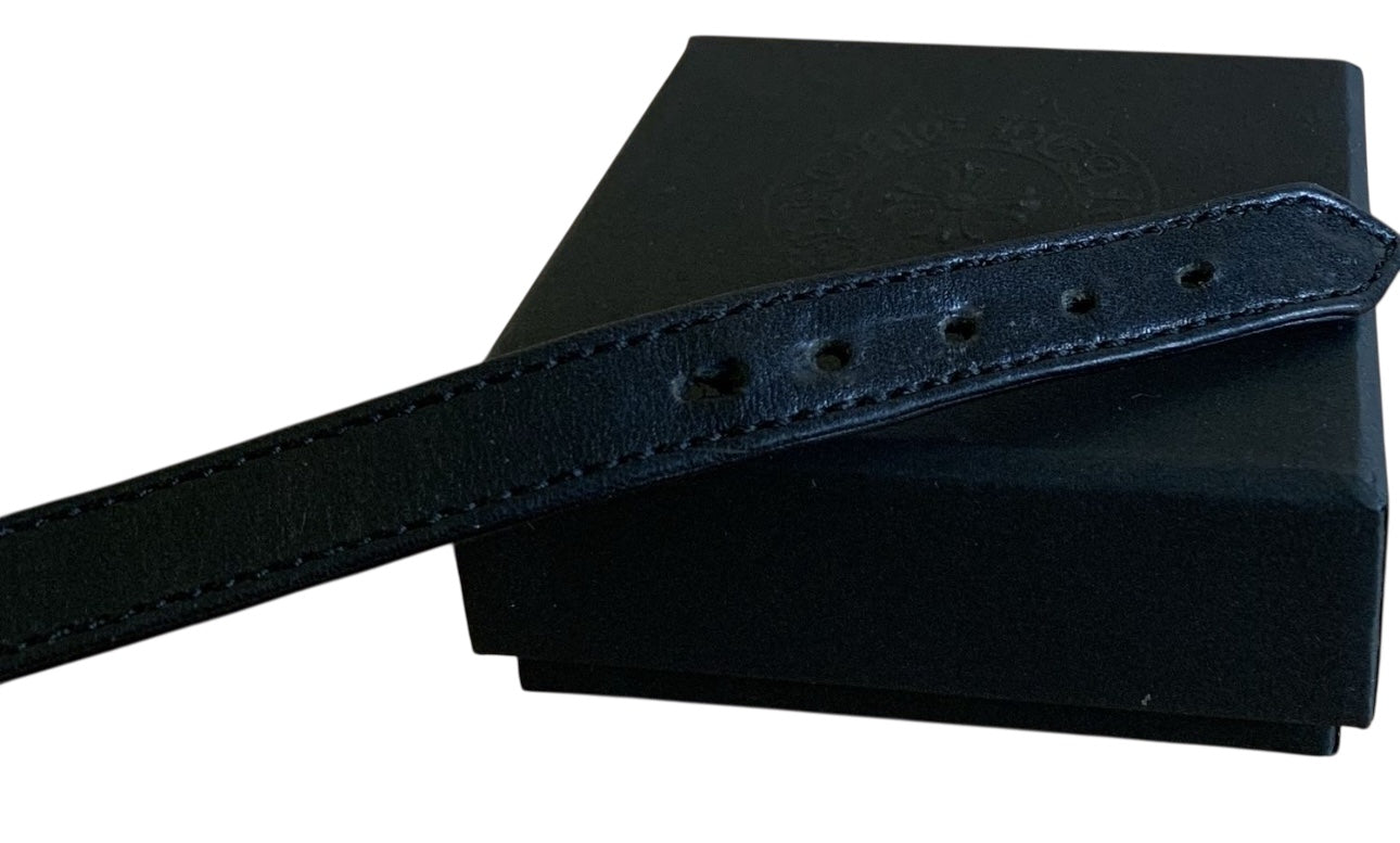 Chrome Hearts Oval Cross Leather Bracelet