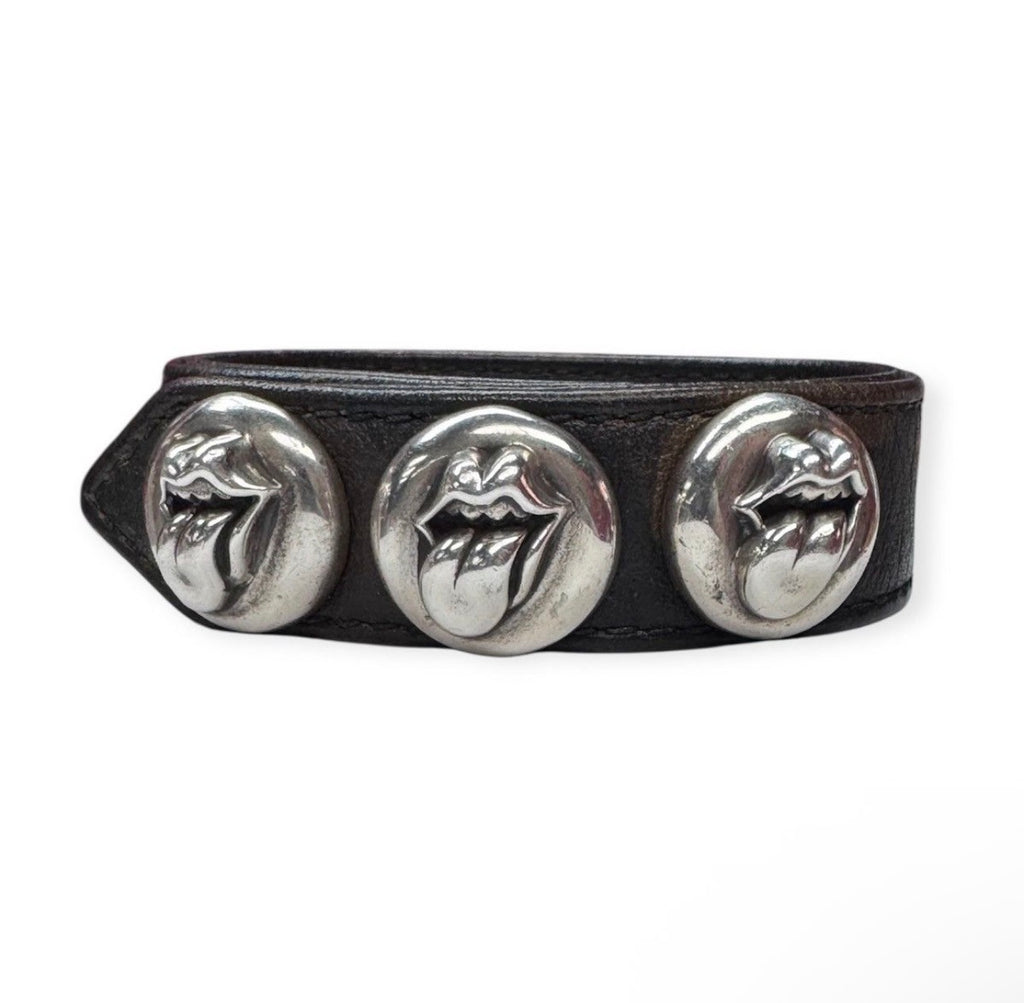 Chrome Hearts x The Rolling Stones Camo Adjustable Leather Bracelet