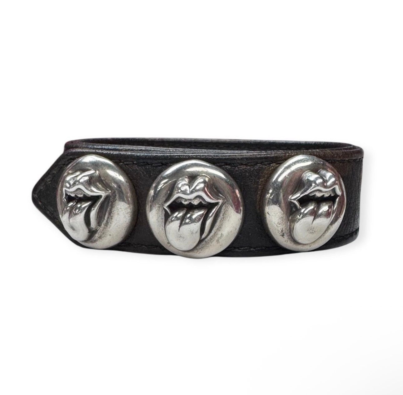 Chrome Hearts x The Rolling Stones Camo Adjustable Leather Bracelet