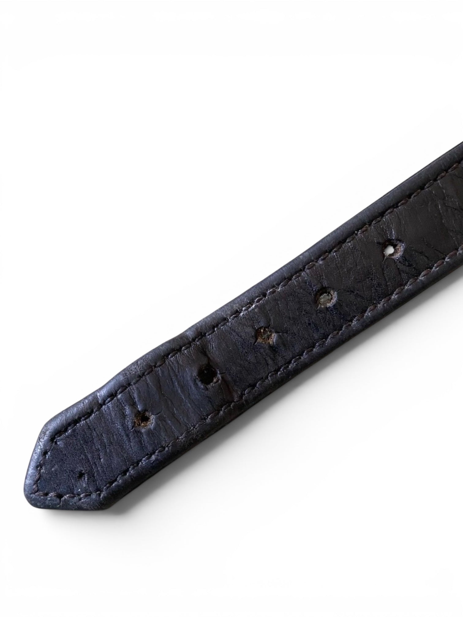Chrome Hearts Special Edition Cross Gunslinger Adjustable Leather Bracelet