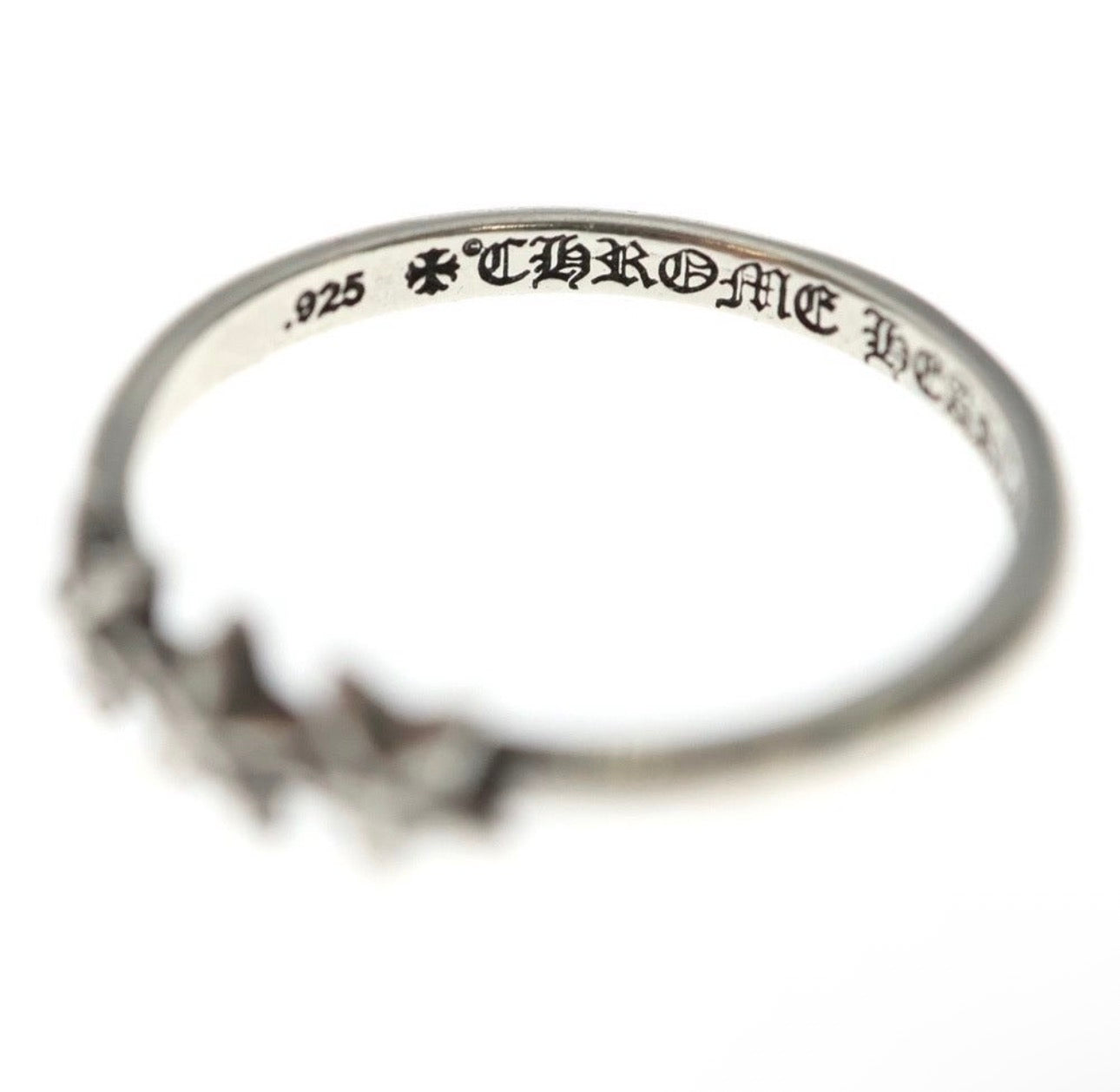 Chrome Hearts 3 Star Bubblegum Ring
