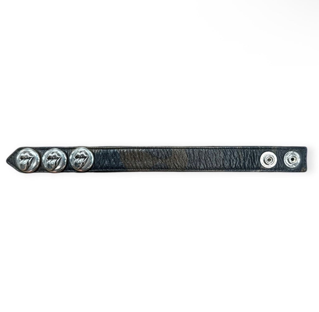 Chrome Hearts x The Rolling Stones Camo Adjustable Leather Bracelet