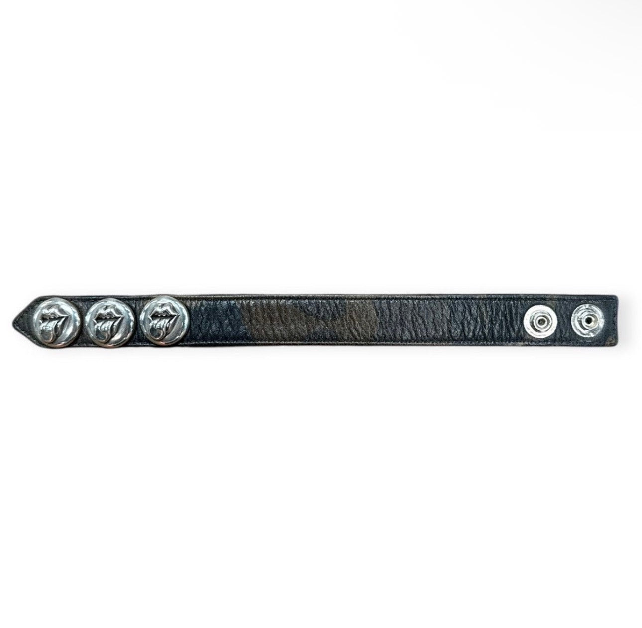 Chrome Hearts x The Rolling Stones Camo Adjustable Leather Bracelet
