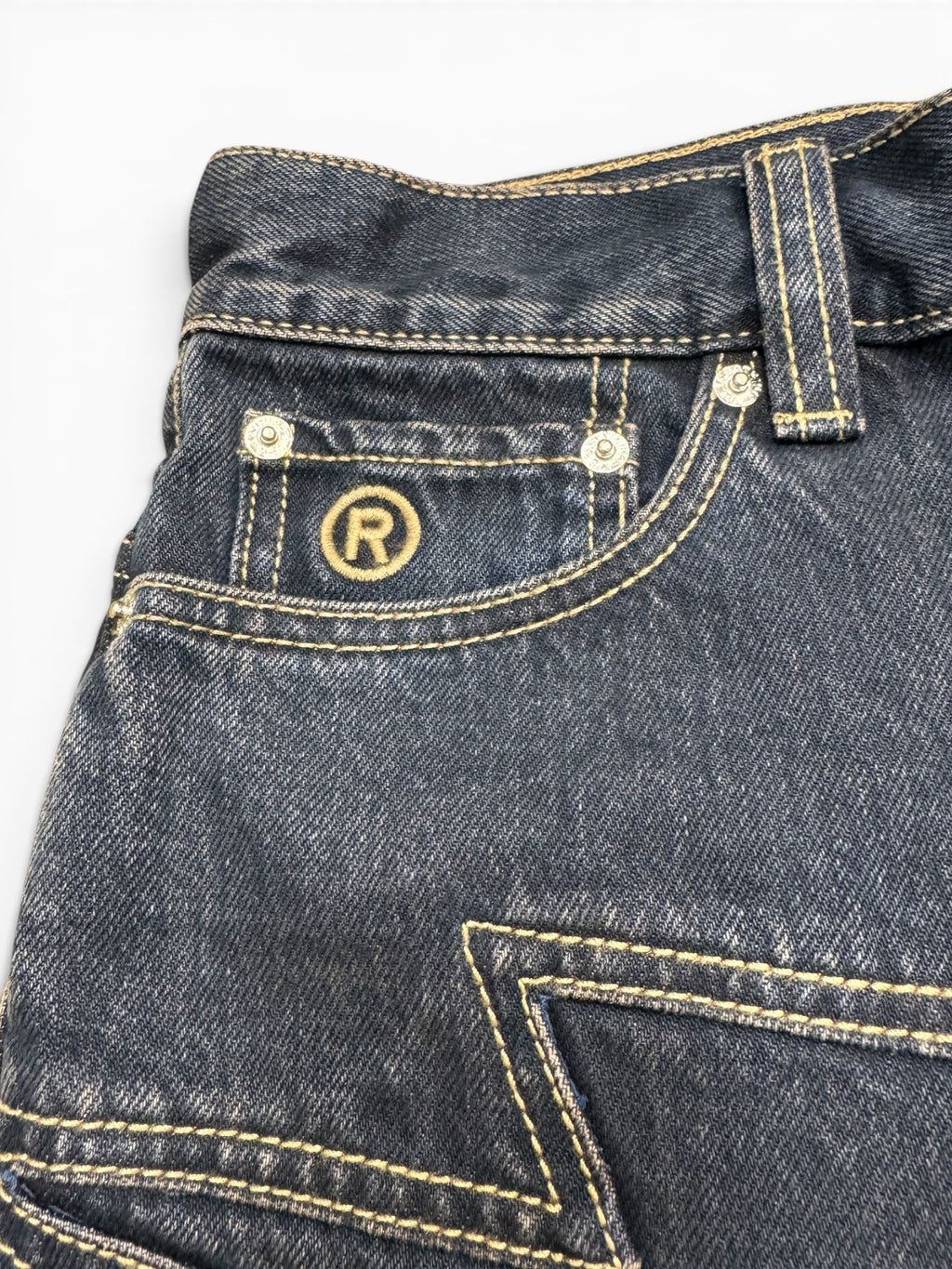 Bape Sewn Denim Bapesta Shorts